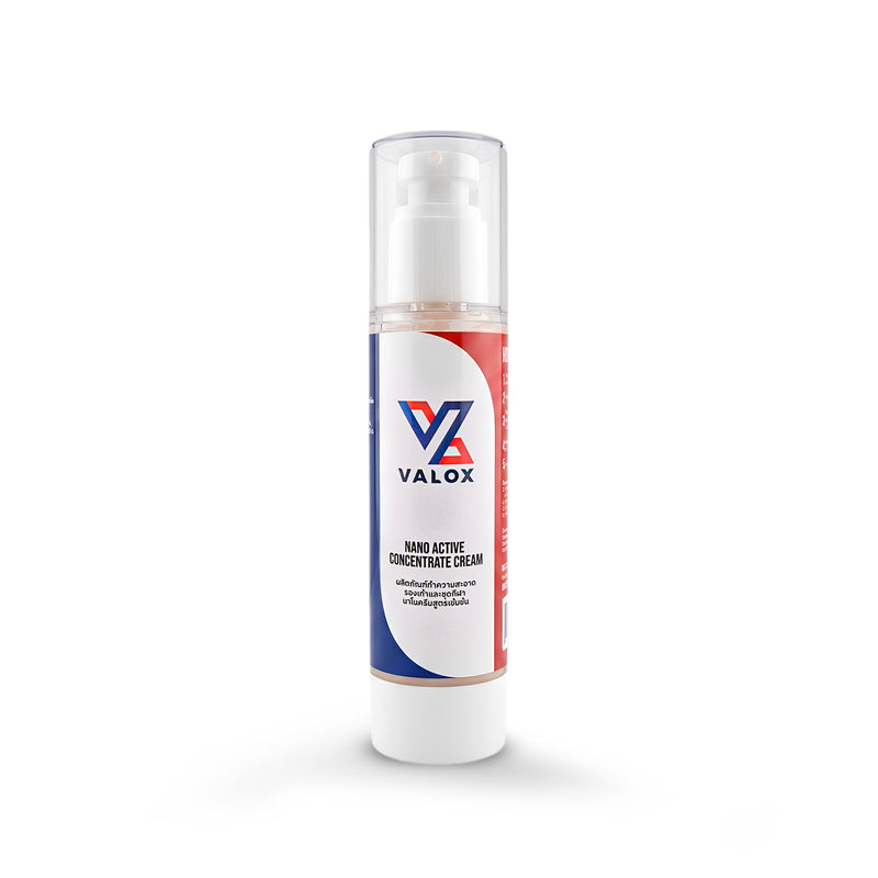 Valox Nano Active Cream ผลิตภัณฑ์ทำความสะอาดรองเท้า สูตรนาโนเข้มข้น  ขจัดคราบสกปรกหนัก ขนาด 100ml.